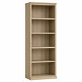 Regał ksiązkowy prostokątny dąb laminowany 180cm x 60cm x 30cm