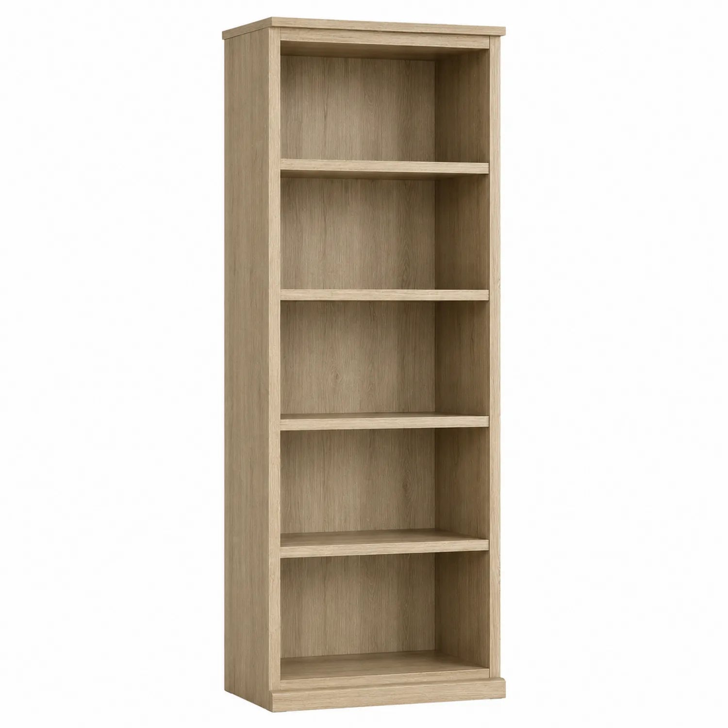 Regał ksiązkowy prostokątny dąb laminowany 180cm x 60cm x 30cm