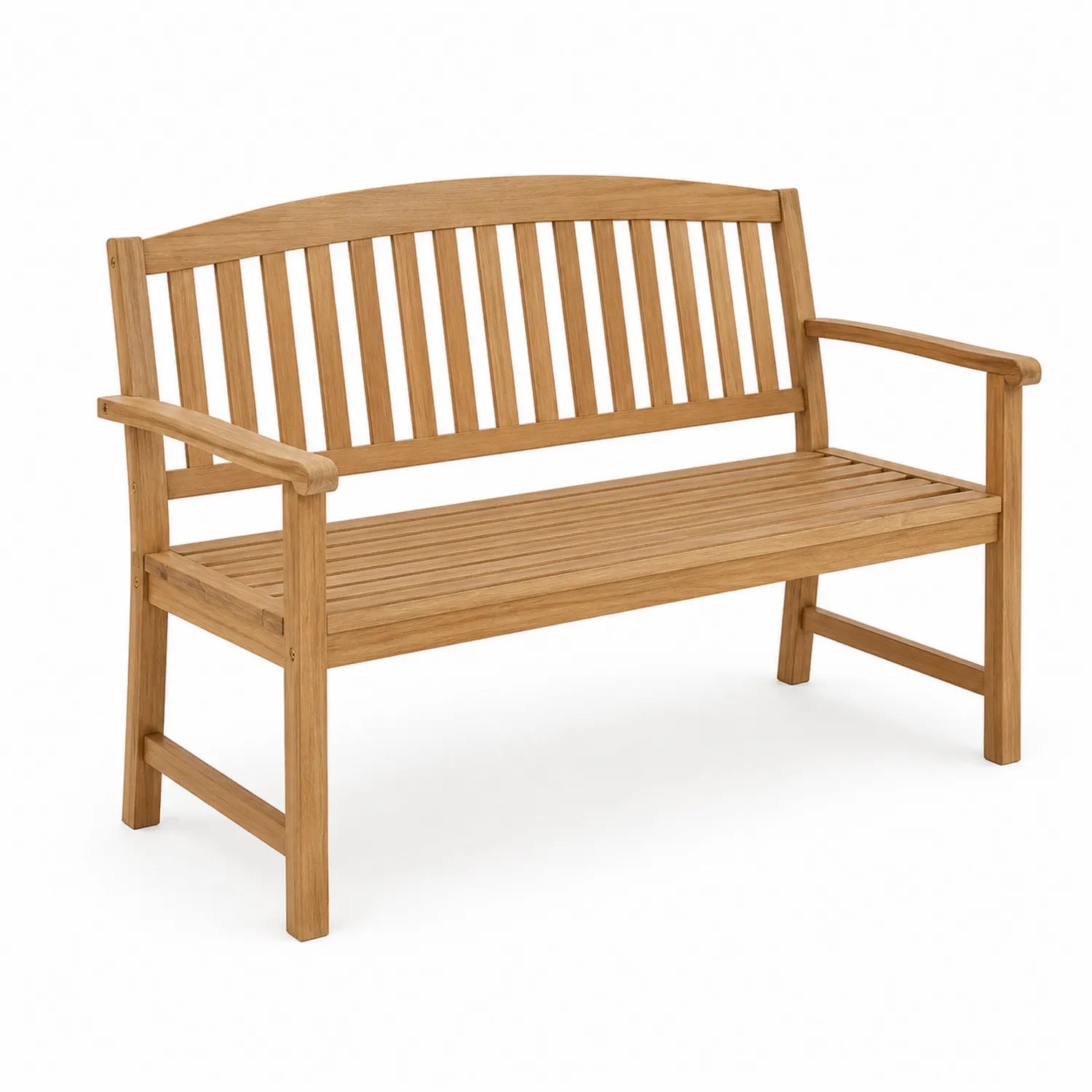 Ławka ogrodowa drewniana z teaku 150 cm