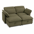 Sofa modułowa dwuosobowa zielona