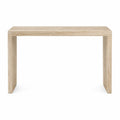 Stolik konsolowy z trawertynu prostokątny 120x40x80 cm