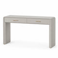Konsola prostokątna MDF szara 120cm