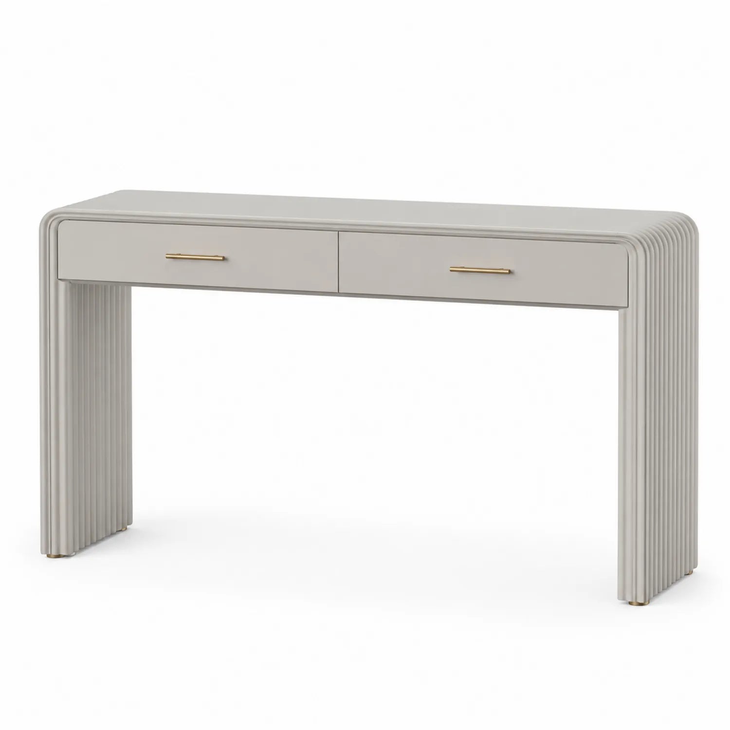 Konsola prostokątna MDF szara 120cm